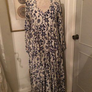 Natalie Martin silk Fiore maxi dress. Size small